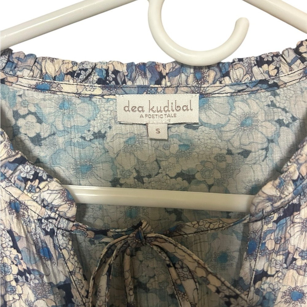 Dea Kudibal Floral Tie Maxi Gunver Day Dress Women’s Size Small - Picture 3 of 6